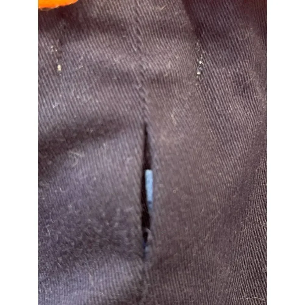 Kaschi Dog Blue Orange Lined Spring Jacket Size M